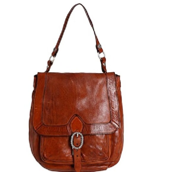 NWT Campomaggi Ardesia Backpack OR Shoulder Bag Cognac READ - Picture 1 of 10